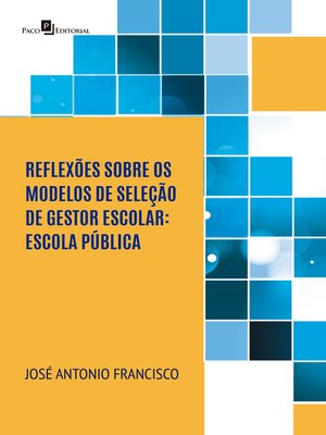 cover image of Reflexões sobre os modelos de seleção de gestor escolar